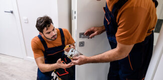 two men asked to change locks after tenant moves out